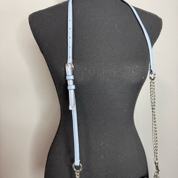 Coach Signature Jacquard Crossbody in Navy and Light Blue Trim - Picture 11 of 11